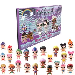 Lego Robort Surpresa Figuras Anime para Meninas, Pony Harry Potter Modelo Bonecas PVC, Brinquedos Infantis Caixa de Presente, Calendário do Advento, Surpresa