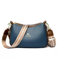 Bolsa de Ombro de Couro Genuíno para Mulheres, Bolsas Crossbody Femininas, Bolsa Feminina, Carteira, Marca de Luxo, Tendência da Moda, Designer, Sac A Main - Wolf Magazine