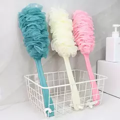 Escova traseira do punho longo para adultos, purificadores do corpo, escova do corpo do chuveiro, esponjas macias da malha, escovas do chuveiro do banho, acessórios do banho - comprar online