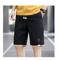 2023 verão calções masculinos esportes de cinco pontos calças soltas casual praia calças cor sólida tendência exterior wear tamanho grande shorts 8xl - Wolf Magazine