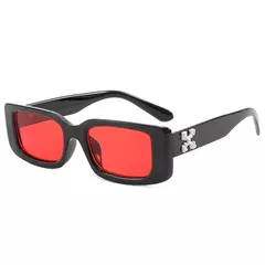 Luxo Design Square Sunglasses para homens e mulheres, pequeno retângulo Street Sun Glasses, Vintage condução personalizado Shades, moda na internet