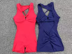 Conjunto esportivo push up feminino, macacão esportivo, macacão de ginástica fitness, roupas de ioga, roupas de treino, sexy, novo, 2021, 2024 na internet