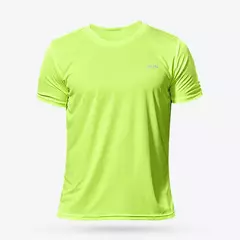 Camiseta masculina de manga curta, camiseta esportiva de ginástica de verão, secagem rápida, camisas de musculação corrida, camiseta extragrande Brasil - loja online