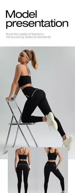 PINGNIAO-Calças e Sutiã Yoga de Cintura Alta para Mulheres, Alça Cruzada, Terno Esportivo, Fitness Wear, Design De Linha - loja online