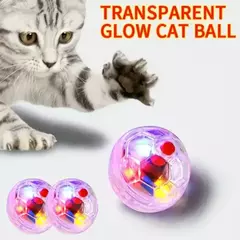 3 pçs interativo gato bola brinquedo flash equipamento paranormal brinquedos fantasmas até bolas de movimento brinquedo luz animal de estimação flash caça movimento
