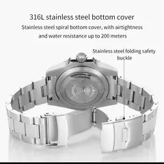 ADDIESDIVE Men's Stainless Steel Watch, Europeu e Americano Negócios Lazer Quartz Watch, Impermeável Outdoor Sports Watch - Wolf Magazine