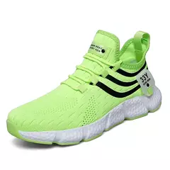 Imagem do Sapatilhas Esportivas de Malha Respirável Masculina e Feminina, Leve, Casual, Ténis, Luxo, Masculino, Ténis, Marca