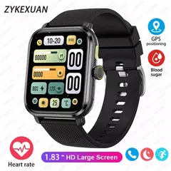 Smartwatch Sport Full Touch com Caixa para Homens e Mulheres, Relógios de Fitness, Chamada Bluetooth, Açúcar no Sangue, Presente, Tela 1.83 ", Novo, 2024 - Wolf Magazine