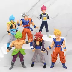Imagem do Dragon Ball Z Super Saiyan Anime Figurine Modelo, GK Rose Goku Action Figure, DBZ Gohan Figuras, Vegeta Estátua Coleção Toy, Figma