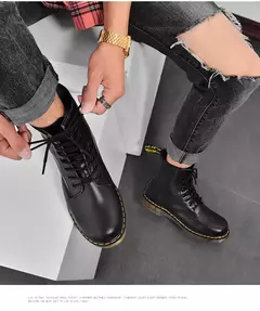 Bota masculina clássica de motocicleta, sapato casual, deslizamento alto, ventilação de escritório, versátil na internet