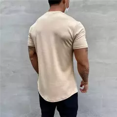 Camiseta de manga curta musculação masculina, Ginásio Camiseta, Algodão Fitness, Tees de treinamento, T-shirt do músculo, Roupa masculina, Moda verão, 2022 - Wolf Magazine