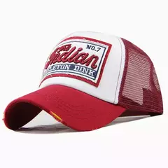 Imagem do Unisex Breathable Mesh Baseball Cap, Carta Bordado, Hip Hop, Moda Verão, Homens, Mulheres