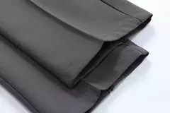 Calça masculina de seda fria fluida, calça masculina de negócios para verão, esfriamento folgado, alfaiataria social, 9 calças recortadas, verão