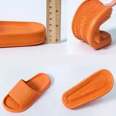 Chinelos macios leves EVA sola para casa para homens e mulheres, chinelo antiderrapante para banheiro, chinelo interno casual, sandália de praia, flip-flops de moda - Wolf Magazine