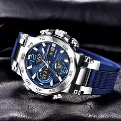 LIGE-Relógio de pulso impermeável LCD Dual Display masculino, relógios esportivos, despertador, militar, quartzo, novo, 50m na internet