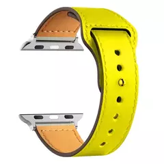 Pulseira de couro para Apple Watch Band, Sport Loop Bracelet, Ultra 2, 49mm, 44mm, 40mm, 38mm, 42mm, iWatch Series 9, 8, 7, 3, 4, 5, 6, SE, 41 milímetros, 45 milímetros - comprar online