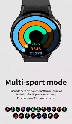 Samsung-Galaxy Smartwatch para homens e mulheres, monitoramento de saúde AMOLED, relógio impermeável, assistente de voz, chamada Bluetooth, relógio inteligente, 2022 - comprar online