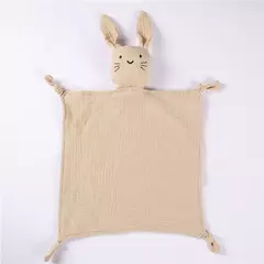 Imagem do New Born Baby Musselina Cobertor de Segurança, Acalme Appease Toalha, 100% Algodão Orgânico, Gato, Coelho, Coelho, Toy Ins, Consolador, Adorável