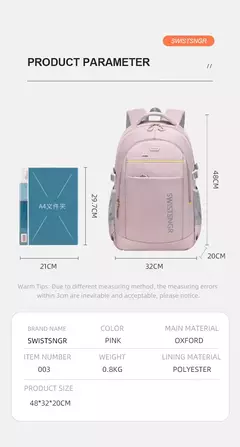 Bolsa escolar japonesa de grande capacidade para meninas, mochila de viagem feminina, mochila de avião, moda masculina, nova, 2022 - Wolf Magazine