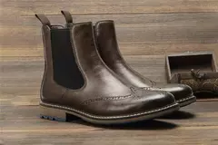 Tamanho 7 ~ 13 Chelsea Homens Botas 2023 Estilo Americano Confortável Moda Bota na internet