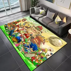Tapete de Super Mario Bros Movie Game Area, Tapete antiderrapante, Tapete para casa, Sala de estar, Quarto, Sofá, Capacho, Decoração da cozinha, 15 tamanhos - Wolf Magazine