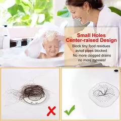Silicone Shower Drain Plug, Hair Catcher, Stopper, Filtro de água para pia de cozinha, Banheiro Floor Bathtub, Home Acessórios - Wolf Magazine