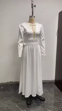 Vestido Emagrecedor com Superfície de Seda, Altura Mostrando, Vestido Elegante, Transfronteiriço, Europeu e Americano, Estilo Socialite, Novo, Primavera e Verão, 2024 na internet