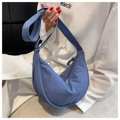 Nylon Hobos Bolsa de Ombro no Peito para Mulheres, Grande Capacidade, Viagem Crossbody, Meia Lua, Cinto Messenger Bags, Drop Shipping, Atacado - Wolf Magazine