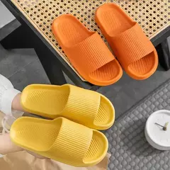 Chinelos antiderrapantes de banheiro para homens e mulheres, confortáveis sandálias ao ar livre, flip-flop de praia, sola macia, eva, leve, nova moda, verão - comprar online