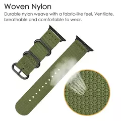Pulseira de Nylon para Apple Watch Band, Pulseira Esportiva, iWatch Series 9, 8, 7, 6, 5, 4, SE, Ultra 2, 44mm, 40mm, 45mm, 41 milímetros, 42 milímetros, 49 milímetros - Wolf Magazine