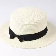 Chapéu do verão para o pai e a criança, chapéu de palha largo com viseira do sol para mulheres, praia e curso, projeto novo - loja online