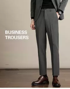 Calça casual justa masculina, cortina avançada, terno formal grosso para escritório, preto, marrom, cinza, azul, outono e inverno