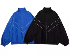Jaqueta masculina e feminina Hip Hop Varsity, High Street, patchwork, bloco de cores, casacos blusão finos, jaquetas universitárias, primavera, outono, moda