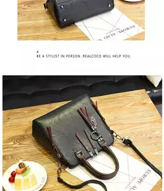 Bolsa de Ombro de Couro Retro para Mulheres, Bolsa Crossbody Messenger, Grande Capacidade, Bolsa Feminina, Designer de Luxo, Alta Qualidade - comprar online