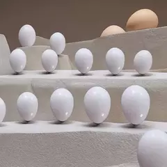 10/1 pçs plástico simulação realista ovos de pássaro pombo codorna ovo falso ferramentas avicultura ninho incubação ovos accesorios para pajaros na internet