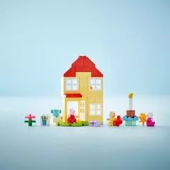 Blocos de construção Lego 10433 Peppa Pig Feliz Aniversário Casa Meninos e Meninas Blocos de construção montados Brinquedos para crianças presentes - comprar online