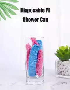 À Prova de Água Chuveiro Cap para Banheiro, Pink Bath Hat, Salão de Beleza e Hotel Suprimentos, Miss Sauna Acessórios, Tintura De Cabelo, 100 Pçs/set - loja online