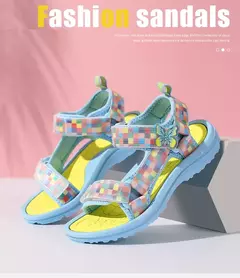 Sandálias de pérolas antiderrapantes para bebês, sapatos macios para criança, sapatos de dança princesa fofos para crianças, verão na internet