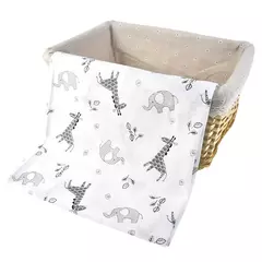 Swaddle de musselina macia para bebé, cobertores infantis, envoltório recém-nascido, estilo Ins, 100% algodão, 120x110cm, 1pc