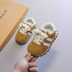 Sapato infantil leve de sola macia, tênis de bebê, casual, respirável, estudante, escola, esportes, corrida, tendência, moda - Wolf Magazine