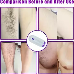 Kit de depilação indolor para mulheres, USB recarregável, corpo, rosto, perna, biquíni, mão, barbear - loja online