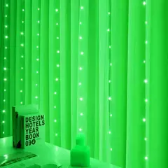 USB Festoon LED Curtain String Lights, Fairy Lights, Guirlanda de Natal, Casamento, Casa, Quarto, Decoração Iluminação, 6x3, 3x3, 4x3 - comprar online