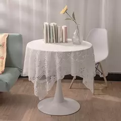 Imagem do Toalha De Mesa De Renda Branca, Cobertura De Mesa De Jantar, Decoração De Festa De Casamento, Tampas De Mesa, Sala De Estar, Decoração De Mesa