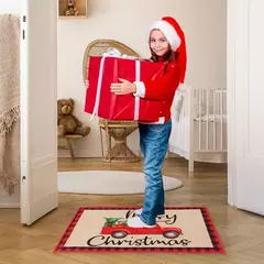 Tapete ao ar livre da porta do Natal, tapete de Papai Noel, casar decorações do Natal para a casa, ornamento do Xmas, presentes do ano novo, 2025, 2025 - loja online