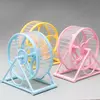 Roda de hamster grande animal de estimação jogging hamster esportes correndo roda gaiola acessórios brinquedos pequenos animais exercício suprimentos para animais de estimação