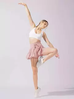 Minissaia plissada de malha de cintura alta feminina, calção de rua feminino, monocromático, casual, curta, moda verão, Y2K, 2022 - comprar online