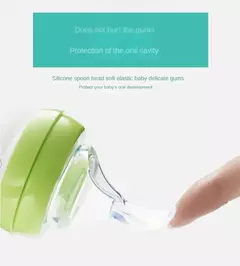 Baby's BPA Free Toddlers Training Feeding Colher de silicone macio ponta forma alimentador de mamadeira Gadgets de bebê Utensílios de bebê