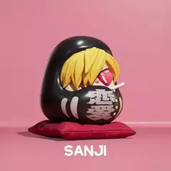 6cm q-versão uma peça anime figura nika luffy zoro sanji nami cos super dharma estatueta estátua de pvc modelo brinquedos ornamentos de carro - Wolf Magazine
