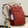 Mochila impermeável de nylon para homens e mulheres, mochila leve para laptop,