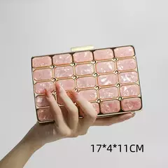 Bolsa de ombro acrílica com corrente transversal para mulheres, embreagem noturna, carteira de casamento alta qualidade, design de luxo, moda - comprar online